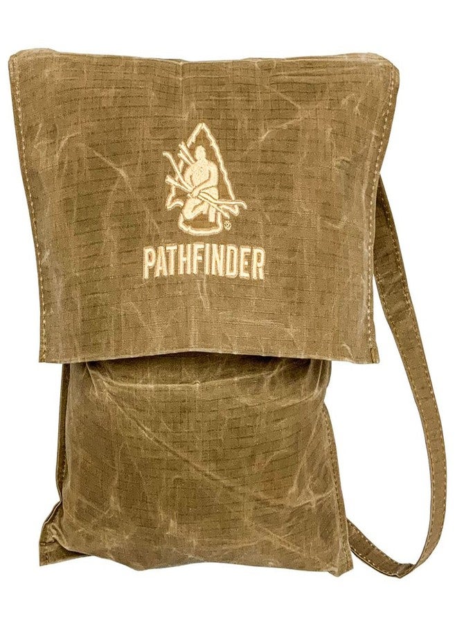 The Pathfinder School Durable Ripstop Waxed Canvas Bag - Haversack - Bushcraft Gear - Single Strap Hiking Pack Gathering Satchel - Pathfinder Survival Bushcraft Bag - 15" x 12" - Image 1